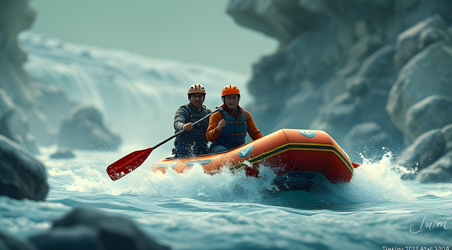 İspir'de Rafting Sezonu Heyecanla Başladı — Turizm