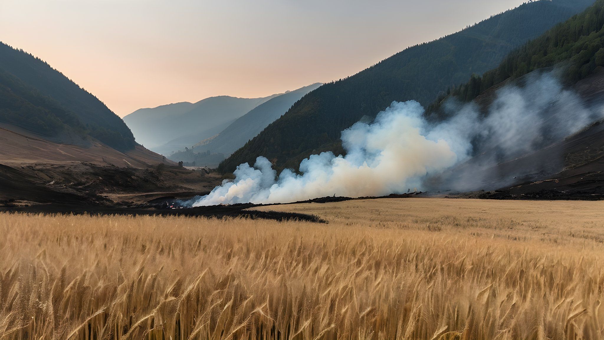 Artvin'de Anız Yangını: 20 Dönüm Tarım Alanı Küle Döndü — Ekonomi